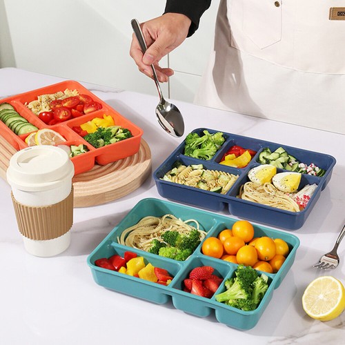 3 Pcs Large Capacity Meal Prep Container Compartment Food Student - Picture 3 of 12