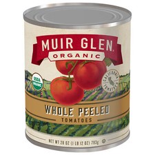 Tomate pelado Muir Glen entero 28 oz (paquete de 3)