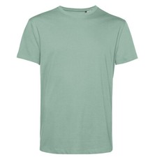 Image of Organic Cotton Mens T-Shirt Crew Neck Ringspun Short Sleeve Top Shirt B&C E150