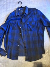 Dee Cee Rangers Western Wear Shirt Red And Black Pearl Buttons Size 2X BG Tall