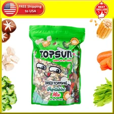 Dried Ramen Toppings Vegetable Mix - 12 Veggie Blend, 14 oz Ramen Toppers, Sp