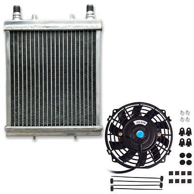 Aluminum Radiator & Fan For Chevrolet Chevy Camaro SS 2016-2020 TYC Auxiliary