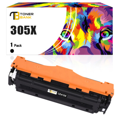 1 Toner für HP 305X CE410X Laserjet Pro 300 Color M351 A M375 NW M451 DN M451 DW