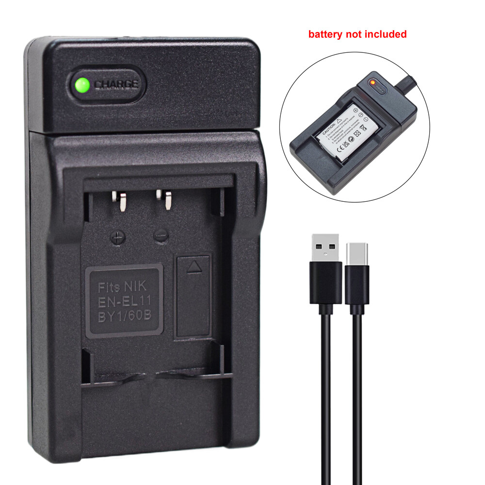 Chargeur USB (sans Cable/adapteurs) Pour Nikon EN-EL11, Coolpix S550 S560 / Olympus Li-60B / Pentax D-Li78 / Ricoh DB-80 / Sanyo DB-L70... Caméras V. Liste