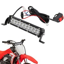 Dirt Bike Light Bar,60W 2500LM Motorcycle Headlight Light Bar Plug-Play Unive...