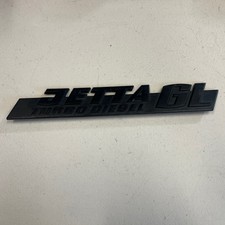 RARE Mk1 VW Volkswagen Jetta GLI Rear Trunk Boot Emblem Badge  