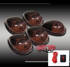 5pcs Smoke Cab Roof Light Truck Ford Bronco Escape Excursion Expedition Explorer 5pcs Smoke Cab Roof Light Truck Ford Bronco Escape Excursion Expedition Explorer