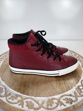 CHUCK TAYLOR EUROPEAN ALLSTAR. COLOR: BORDEAUX 654309c. Junior Size 6