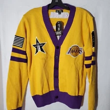 Unisex FISLL LA Lakers Black History Collection Full Button Limited Edition NWT