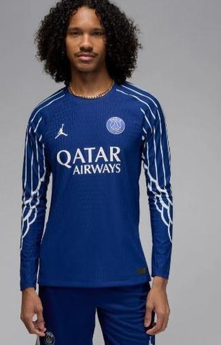 Nike PSG Jordan 2024/25 Match Fourth Soccer Jersey Blue