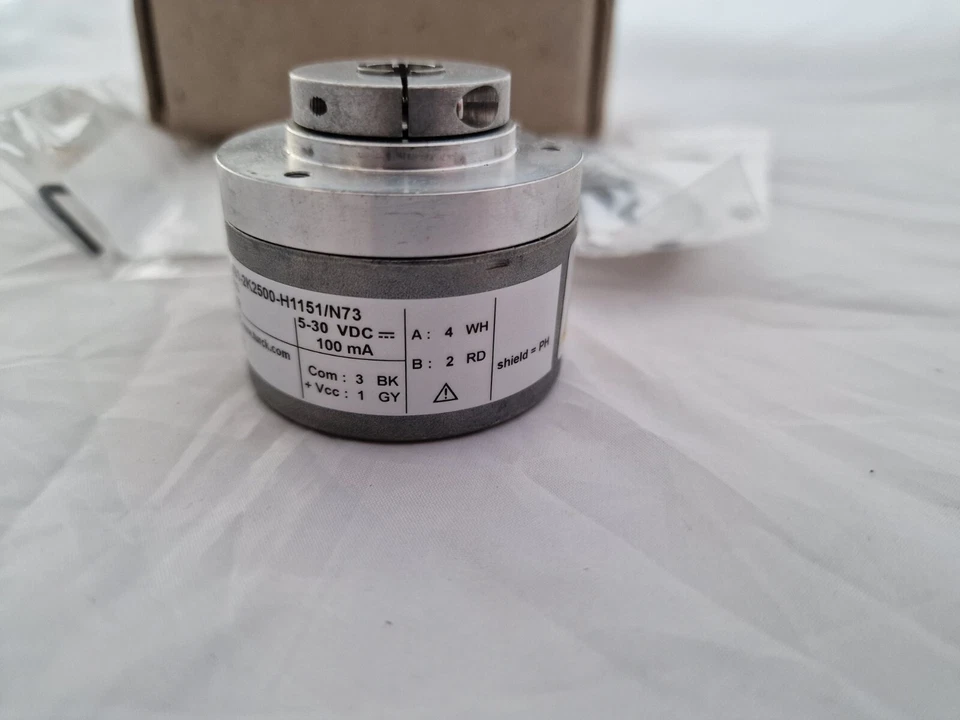 TURCK RI-12HA1S1-2K2500-H1151/N73 Encoder, 3/8" Bore, 5-30V, 2500 PPR, M12 - Image 3 of 4