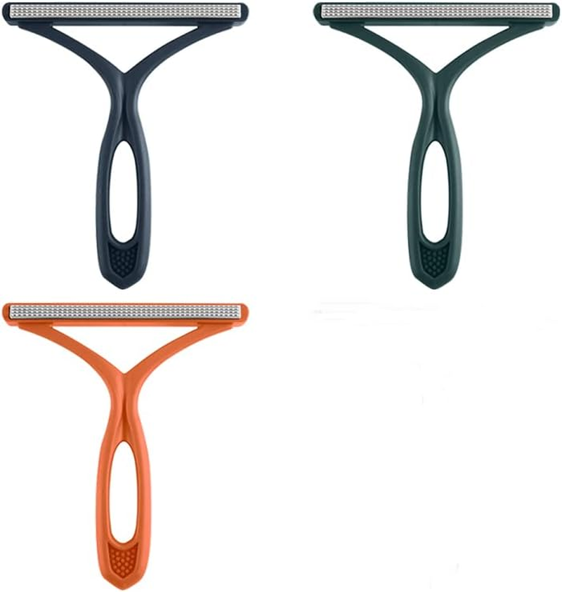 Set of Pet (Cat, Dog) Hair and Lint Removers. Special Scraper - Dust Cleaner for