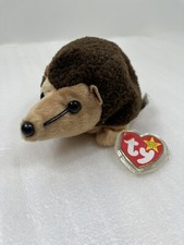 Ty Beanie Baby: Prickles the Hedgehog RETIRED W Tag Protector
