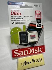 SanDisk Ultra 64GB Class 10/UHS-I microSDXC - BRAND NEW!