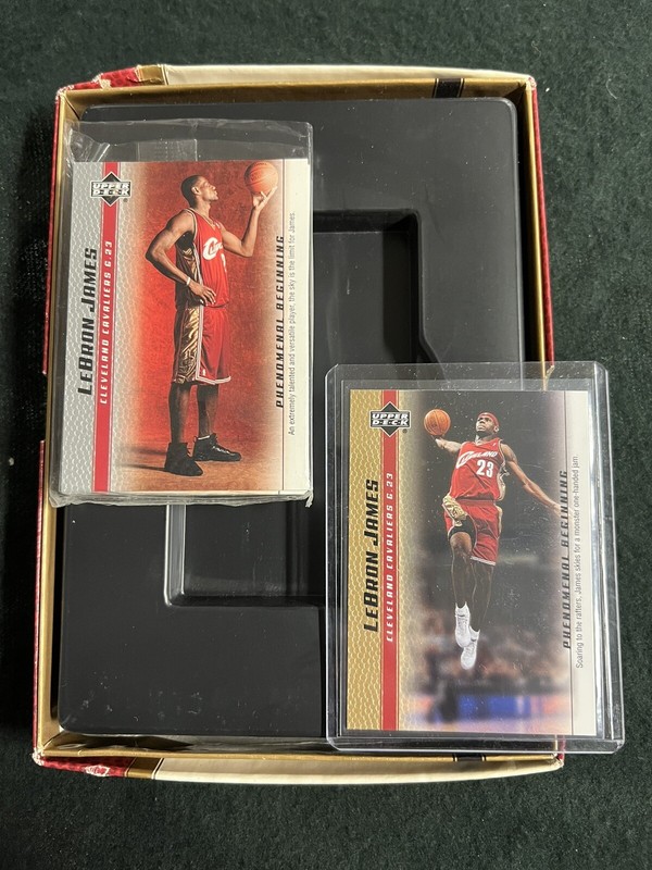 2003-04 U.D. Phenomenal Beginning LeBron James Exclusive 20 +1=Gold 🔥🏀🔥
