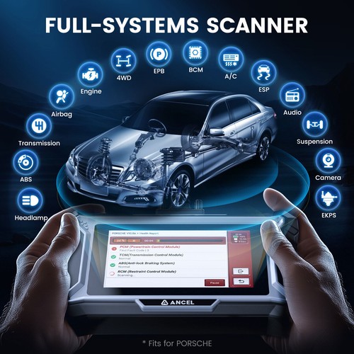 ANCEL Fit For BENZ All System OBD Diagnostic tool Bidirectional OBD2 Code Reader - Picture 7 of 12