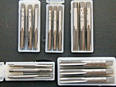 Jeu De Tarauds Et Filières 40 TPI - Tailles 1/4", 7/32", 5/16", 3/8" (options), Neuf