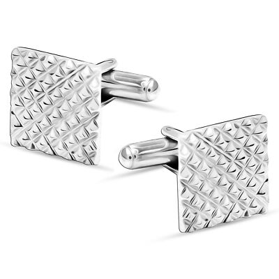 LeCalla 925 Sterling Silber Herren Manschettenkn?pfe f?r Bruder Papa Vater...