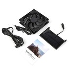 Professional Solar Powered Exhaust Fan 3W Household Ventilation Fan Easy to Use
