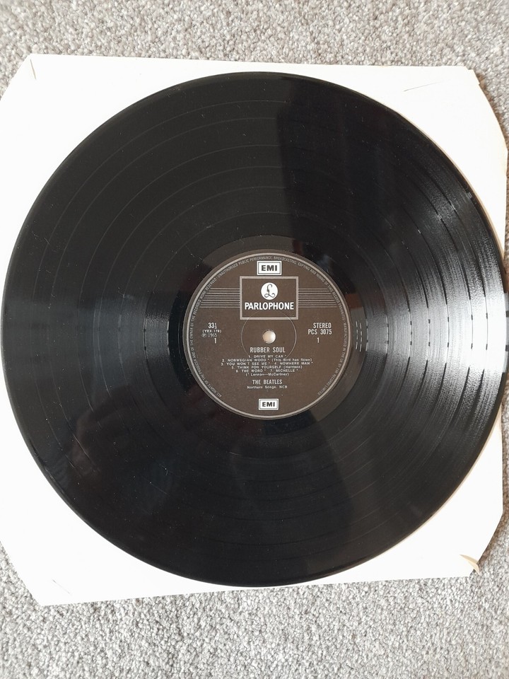 The Beatles 'Rubber Soul' Vinyl. PCS 3075 (YEX 178). Stereo. eBay