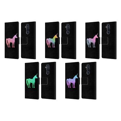 OFFICIAL PLDESIGN SPARKLY UNICORN LEATHER BOOK WALLET CASE FOR NOKIA PHONES