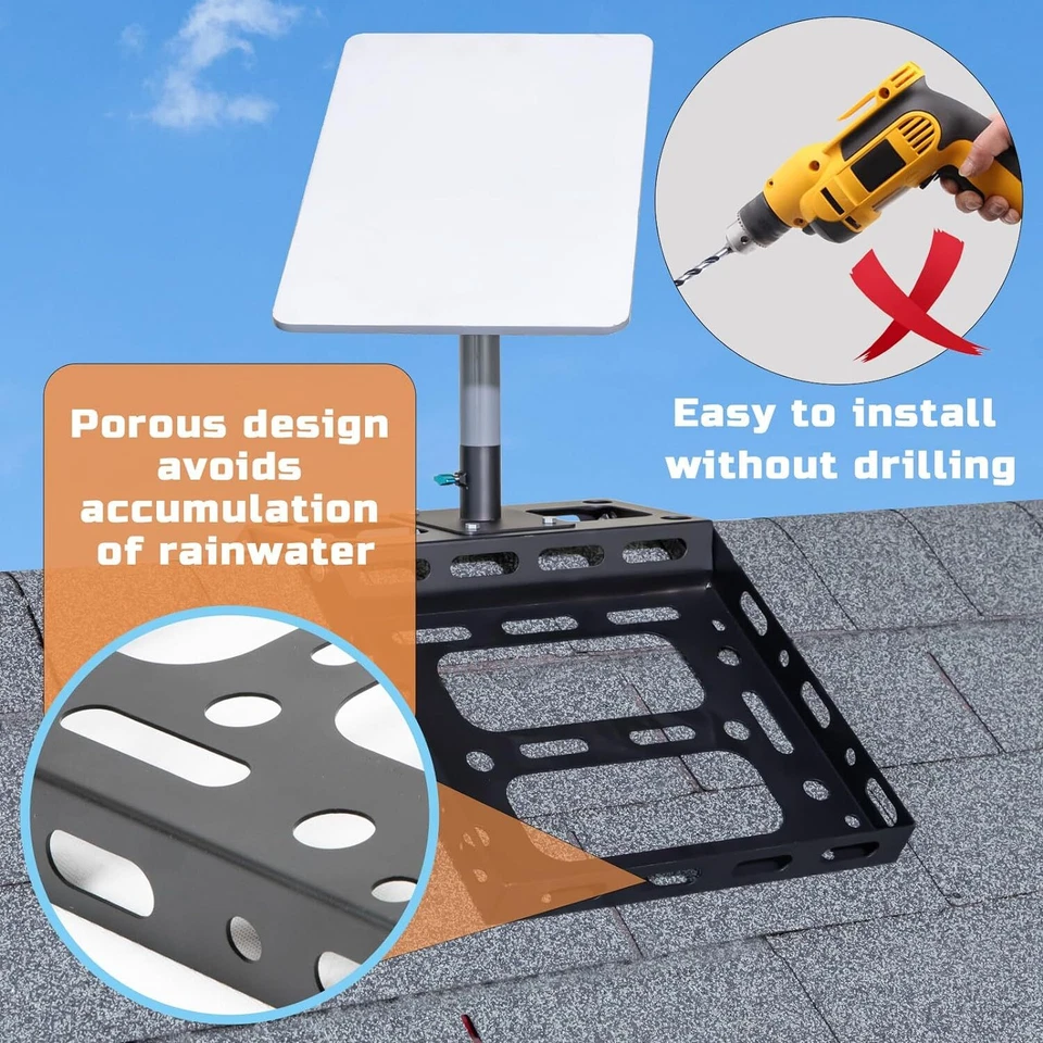 Adjustable Starlink Roof Ridge Mount, Starlink Ridgeline Mount Kit - Image 4 of 4