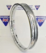 Jones Chrome Rim Triumph/BSA Full Width 37-1230, 42-5810, 02-4249 WM2 19" X 40
