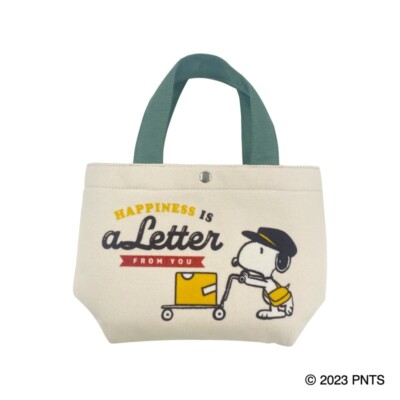 Snoopy Tote Bag Japan Post Limited flocky print Australia