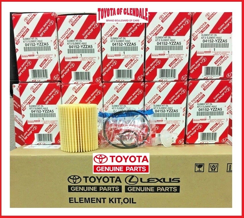 Set Of (10) Genuine Oem 04152-yzza5