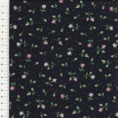 Baumwollstoff Patchwork Stoff Quiltstoff Minis Rosenknospen