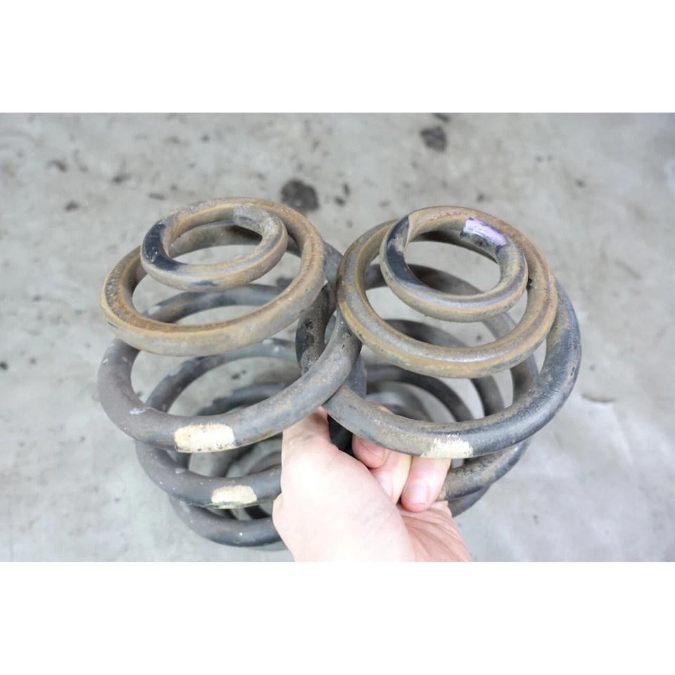 1986 BMW E30 325e Coupe Sedan Factory Rear Axle Coil Barrel Spring Pair OEM — 第 3/3 张图片