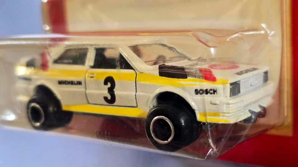 Vintage Majorette Audi Quattro Bosch Michelin / #221 / Hecho en Francia Foto 4 de 4