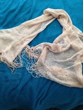 Large glittery gold colored shawl, wrap, scarf cover up