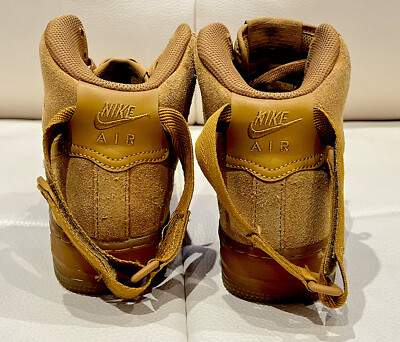 Nike Air Force 1 High LV8 3 (GS) Suede Wheat Shoes CK0262-700 Size