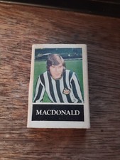 Malcolm McDonald 1970s Newcastle United vintage matchbook football England