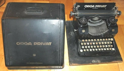 Schreibmaschine Bing Orga Privat FUNKTIONSTÜCHTIG s. Text !