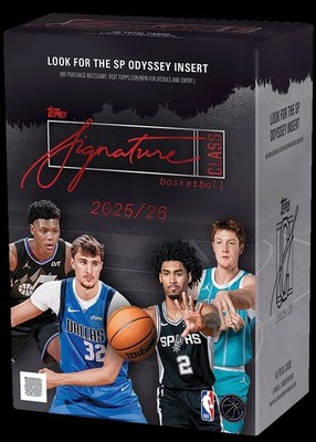 2025-26 Topps Signature Class Basketball - Value Box Pre sales