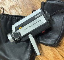 Vintage Design Canon Auto Zoom 318M Super 8 Movie Camera And Case
