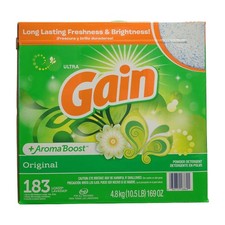Gain Ultra Powder Laundry Detergent, Original 169 oz., 183 loads 0.19 per gallon