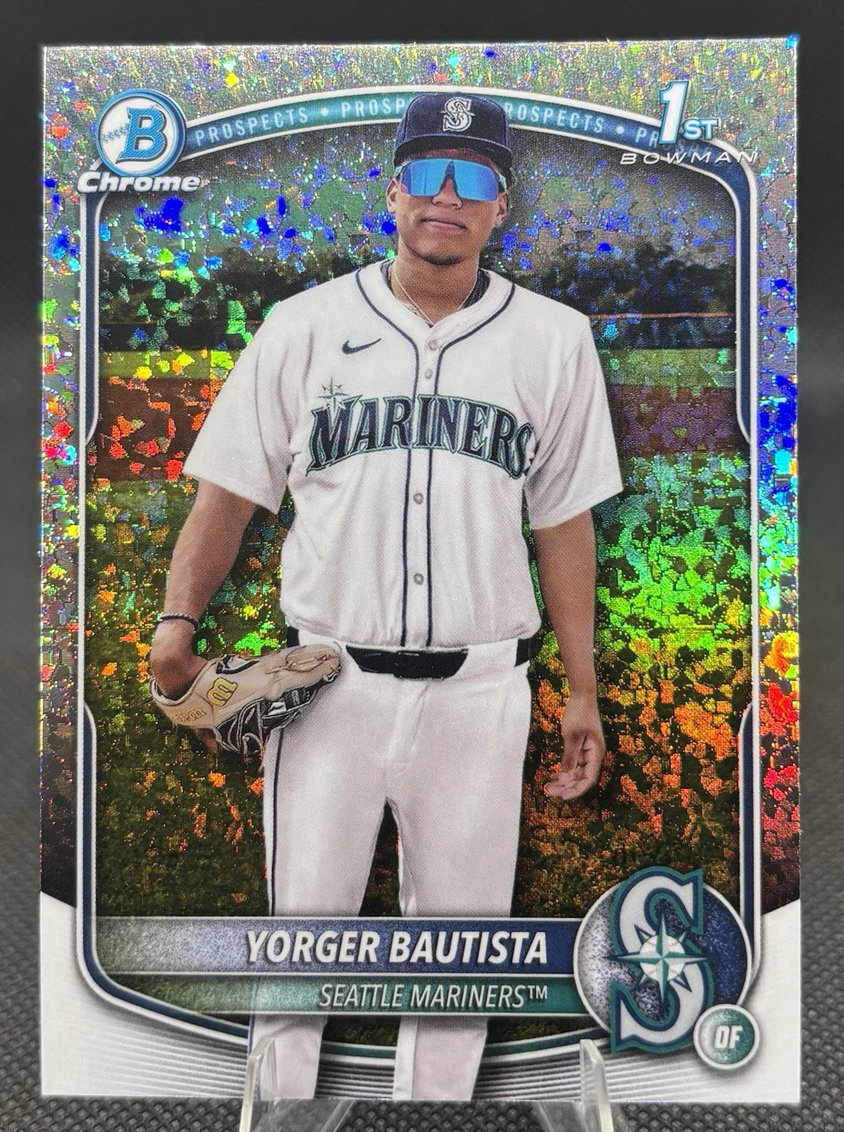 Yorger Bautista 2025 Bowman Chrome 1st Mini-Diamond Mariners
