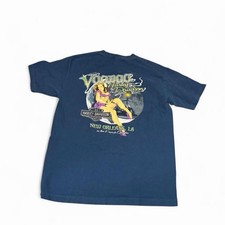 Harley Davidson Motorcycles VooDoo New Orleans Louisiana Blue T Shirt Men&rsquo;s L