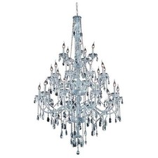 Elegant Lighting Verona 43" 25 Light Royal Crystal Chandelier