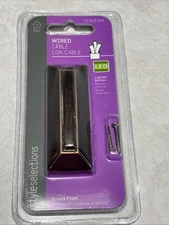 Style Selections Wired Cable LED Lighted Button with Bronze Finish NIP  20CN40