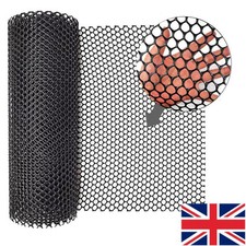 Plastic Chicken Wire Fence Balcony Garden Floral Poultry Fencing Netting Home UK