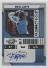 2022 Panini Chronicles Contenders Prospect Ticket Optic Yiddi Cappe Auto 1b03