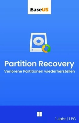 EaseUS Partition Recovery 9  1 Jahr Lizenz Garantie Download TOP