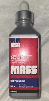 MM USA MASS Muscle Maximizing Creatine Serum Bodybuilding Men 30 Svgs Exp 12/26