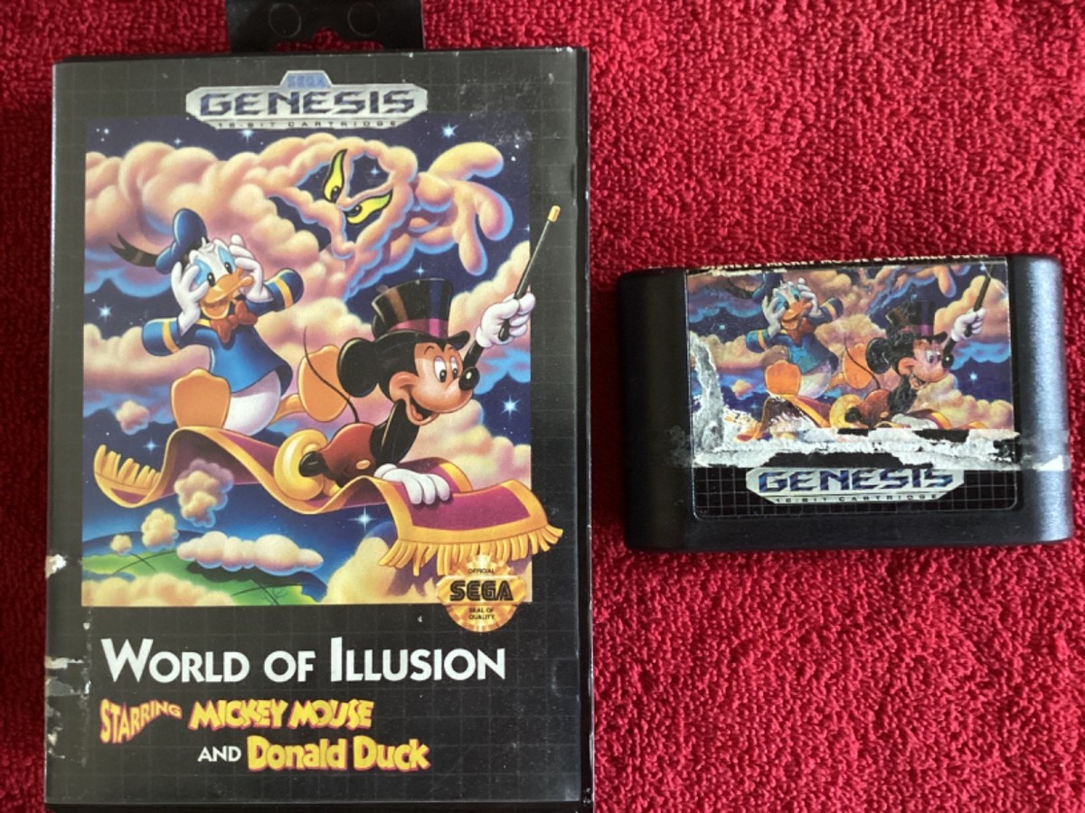 World of Illusion Starring Mickey Mouse & Donald Duck Sega Genesis