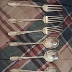 New Listinginternational Sterling Silver .925 trosseau 3 forks 3 spoons monogram f