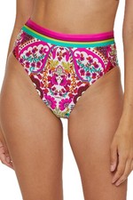 Trina Turk Garden Floral Print Multicolor Swim Bottoms 4